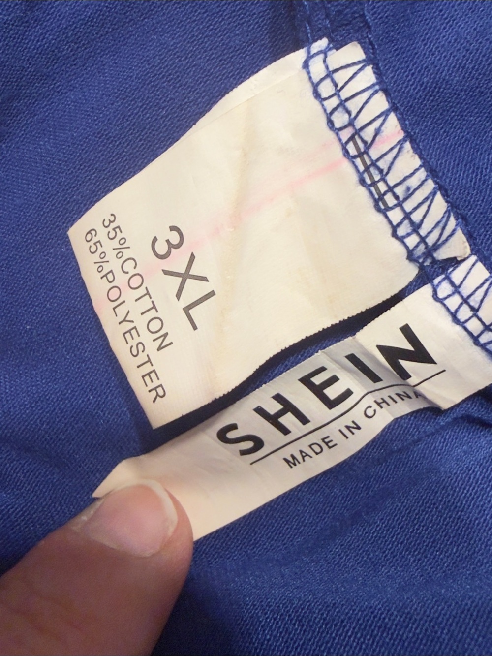 Royal Blue Short Sleeve Shirt 3X - Picture 7 of 7